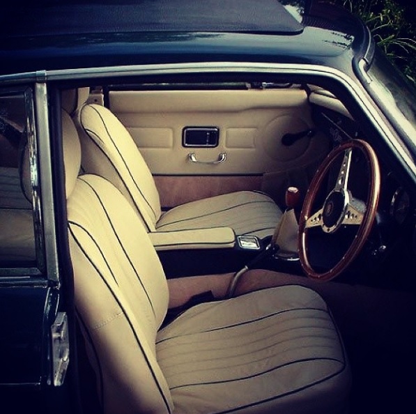 MGB GT Cream interior