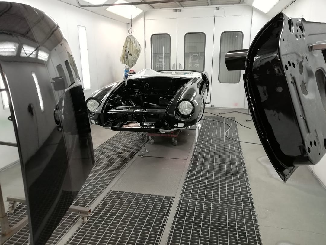 Black MGB Restoration