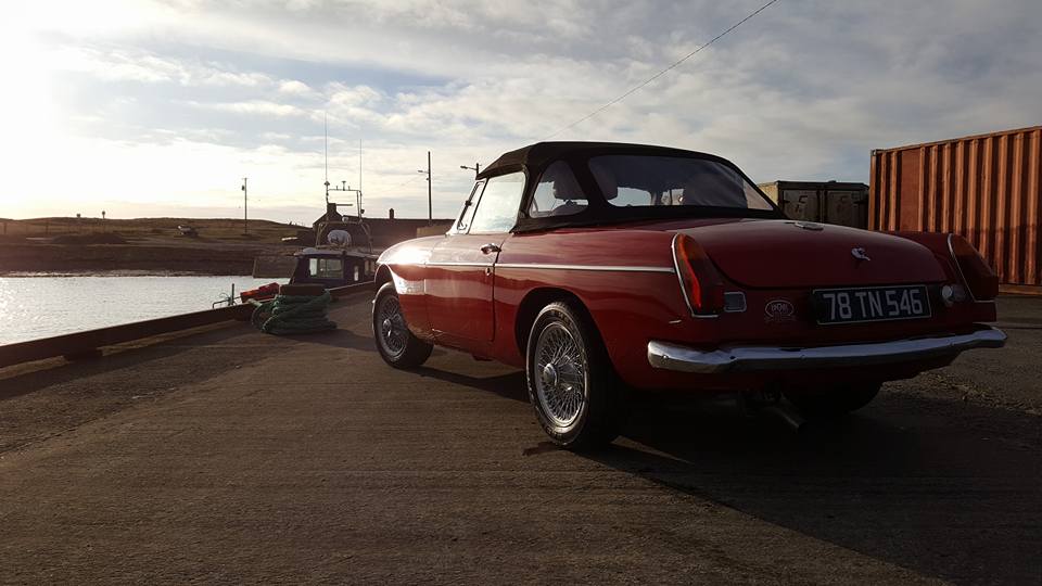 Red MGB Roadster