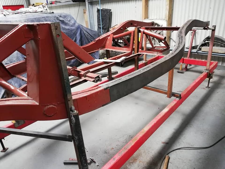 MGA chassis restoration